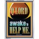 O LORD AWAKE TO HELP ME  Unique Power Bible Portrait  GWAMAZEMENT12645  