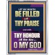 LET MY MOUTH BE FILLED WITH THY PRAISE O MY GOD  Righteous Living Christian Portrait  GWAMAZEMENT12647  