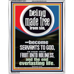 HAVE YOUR FRUIT UNTO HOLINESS AND THE END EVERLASTING LIFE  Ultimate Power Portrait  GWAMAZEMENT12673  "24x32"