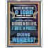 WHO IS LIKE UNTO THEE O LORD FEARFUL IN PRAISES  Ultimate Inspirational Wall Art Portrait  GWAMAZEMENT12741  "24x32"
