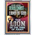 LAMB OF GOD THE LION OF THE TRIBE OF JUDA  Unique Power Bible Portrait  GWAMAZEMENT12945  "24x32"