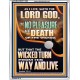 I HAVE NO PLEASURE IN THE DEATH OF THE WICKED  Bible Verses Art Prints  GWAMAZEMENT12999  