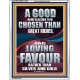 LOVING FAVOUR IS BETTER THAN SILVER AND GOLD  Scriptural Décor  GWAMAZEMENT13003  