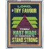 BY THY FAVOUR THOU HAST MADE MY MOUNTAIN TO STAND STRONG  Scriptural Décor Portrait  GWAMAZEMENT13008  "24x32"