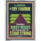 BY THY FAVOUR THOU HAST MADE MY MOUNTAIN TO STAND STRONG  Scriptural Décor Portrait  GWAMAZEMENT13008  