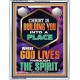 BE UNITED TOGETHER AS A LIVING PLACE OF GOD IN THE SPIRIT  Scripture Portrait Signs  GWAMAZEMENT13016  