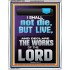 I SHALL NOT DIE BUT LIVE AND DECLARE THE WORKS OF THE LORD  Christian Paintings  GWAMAZEMENT13044  "24x32"