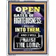 OPEN TO ME THE GATES OF RIGHTEOUSNESS I WILL GO INTO THEM  Biblical Paintings  GWAMAZEMENT13046  