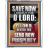 O LORD SAVE AND PLEASE SEND NOW PROSPERITY  Contemporary Christian Wall Art Portrait  GWAMAZEMENT13047  "24x32"