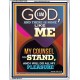 MY COUNSEL SHALL STAND  Ultimate Inspirational Wall Art Portrait  GWAMAZEMENT9386  