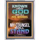 KNOWN UNTO GOD ARE ALL HIS WORKS  Unique Power Bible Portrait  GWAMAZEMENT9388  