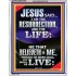 I AM THE RESURRECTION AND THE LIFE  Eternal Power Portrait  GWAMAZEMENT9995  "24x32"