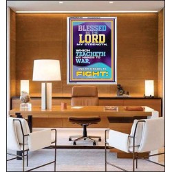 THE LORD MY STRENGTH WHICH TEACHETH MY HANDS TO WAR  Children Room  GWAMAZEMENT11933  "24x32"