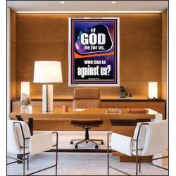 GOD IS FOR US AND WE SHALL NOT FEAR  Church Portrait  GWAMAZEMENT9861  "24x32"