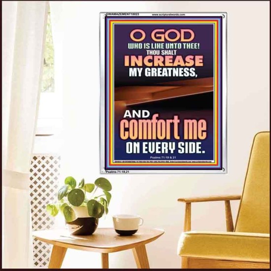 O GOD INCREASE MY GREATNESS  Church Portrait  GWAMAZEMENT10023  