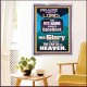 HIS GLORY IS ABOVE THE EARTH AND HEAVEN  Large Wall Art Portrait  GWAMAZEMENT10054  