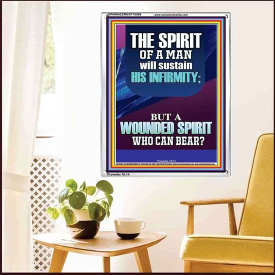 THE SPIRIT OF A MAN   Office Wall Portrait  GWAMAZEMENT10068  