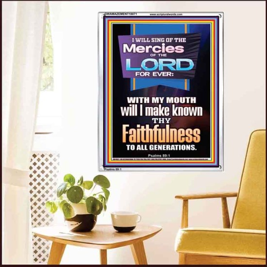 SING OF THE MERCY OF THE LORD  Décor Art Work  GWAMAZEMENT10071  