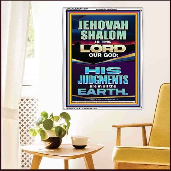JEHOVAH SHALOM IS THE LORD OUR GOD  Christian Paintings  GWAMAZEMENT10697  