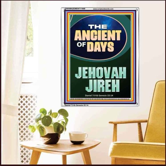 THE ANCIENT OF DAYS JEHOVAH JIREH  Unique Scriptural Picture  GWAMAZEMENT11909  