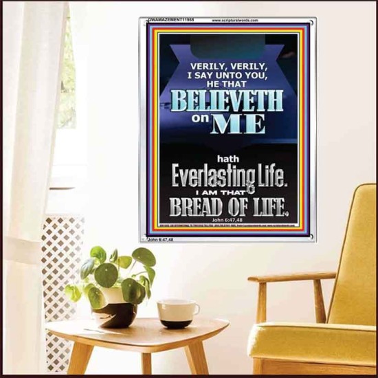 I AM THAT BREAD OF LIFE  Unique Power Bible Portrait  GWAMAZEMENT11955  