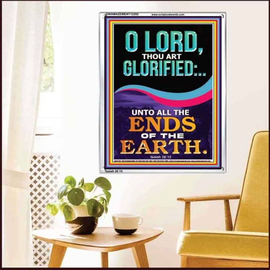 O LORD THOU ART GLORIFIED  Sciptural Décor  GWAMAZEMENT12292  