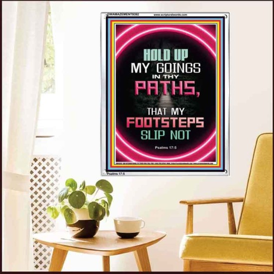 UPHOLD MY STEPS IN YOUR PATHS  Church Portrait  GWAMAZEMENT9392  
