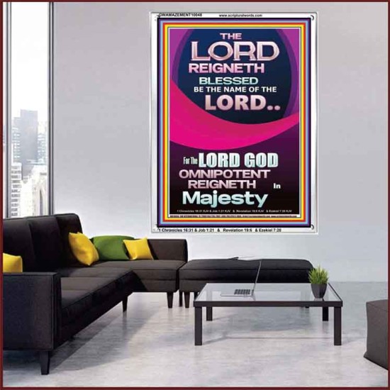 THE LORD GOD OMNIPOTENT REIGNETH IN MAJESTY  Wall Décor Prints  GWAMAZEMENT10048  