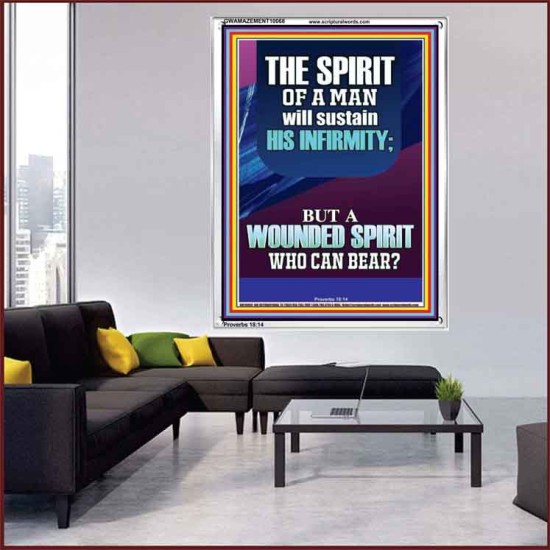THE SPIRIT OF A MAN   Office Wall Portrait  GWAMAZEMENT10068  