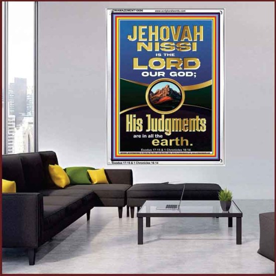 JEHOVAH NISSI IS THE LORD OUR GOD  Christian Paintings  GWAMAZEMENT10696  