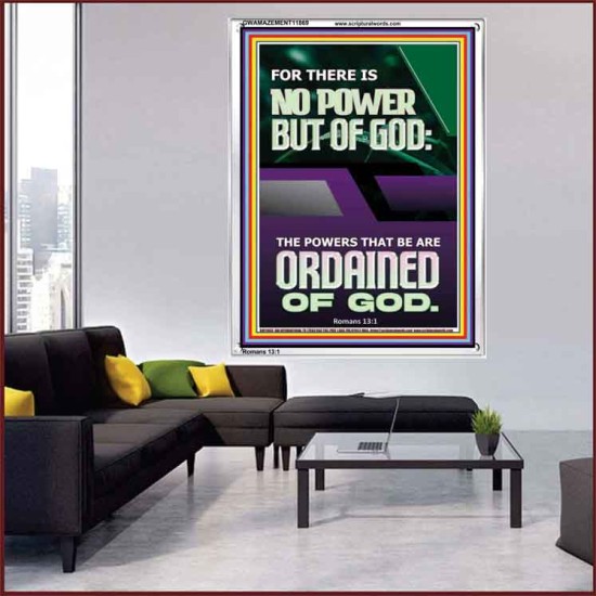 THERE IS NO POWER BUT OF GOD POWER THAT BE ARE ORDAINED OF GOD  Bible Verse Wall Art  GWAMAZEMENT11869  