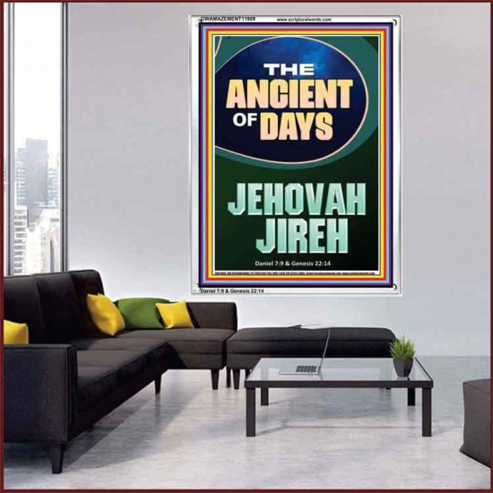 THE ANCIENT OF DAYS JEHOVAH JIREH  Unique Scriptural Picture  GWAMAZEMENT11909  