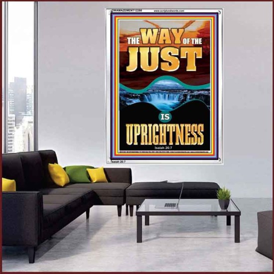 THE WAY OF THE JUST IS UPRIGHTNESS  Scriptural Décor  GWAMAZEMENT12288  