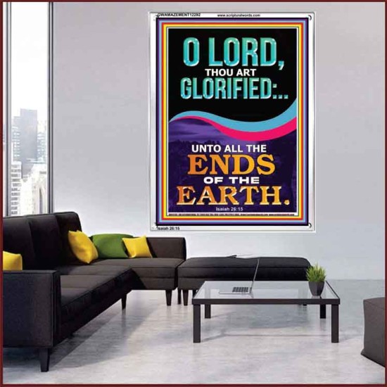 O LORD THOU ART GLORIFIED  Sciptural Décor  GWAMAZEMENT12292  