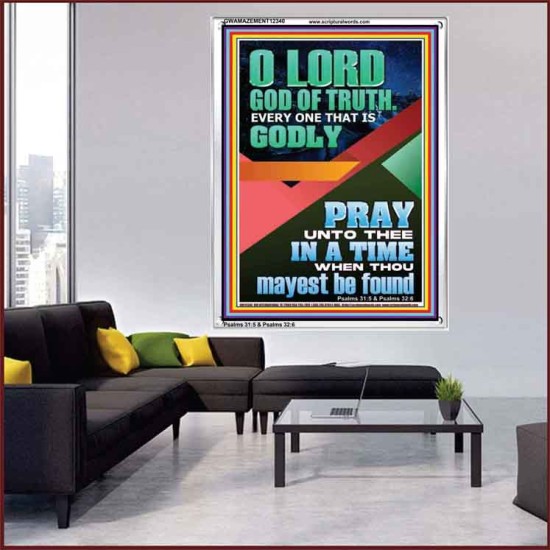 O LORD GOD OF TRUTH  Custom Inspiration Scriptural Art Portrait  GWAMAZEMENT12340  