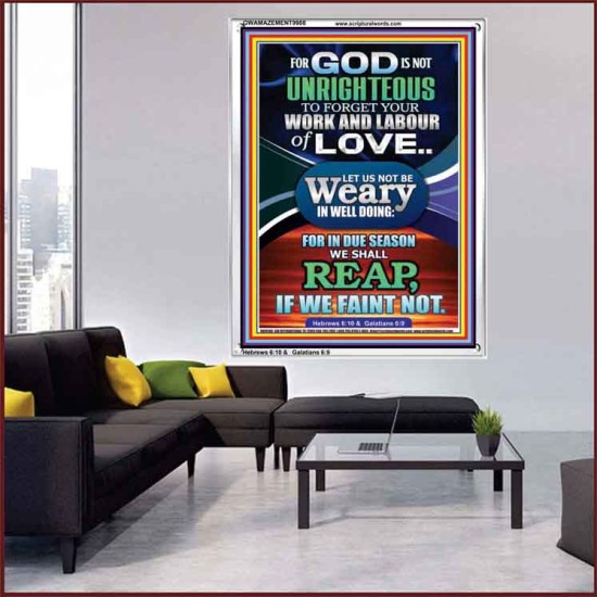 DO NOT BE WEARY IN WELL DOING  Children Room Portrait  GWAMAZEMENT9988  