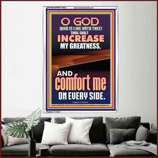 O GOD INCREASE MY GREATNESS  Church Portrait  GWAMAZEMENT10023  