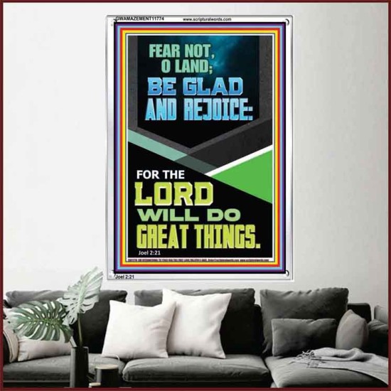 THE LORD WILL DO GREAT THINGS  Christian Paintings  GWAMAZEMENT11774  