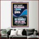 DO NOT LET SELFISHNESS OR PRIDE BE YOUR GUIDE BE HUMBLE  Contemporary Christian Wall Art Portrait  GWAMAZEMENT11789  