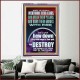 OVERTHROW THEIR ALTARS AND BREAK THEIR PILLARS  Custom Wall Scriptural Art  GWAMAZEMENT11833  