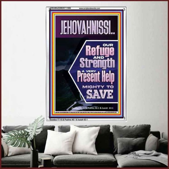 JEHOVAH NISSI A VERY PRESENT HELP  Eternal Power Picture  GWAMAZEMENT11886  