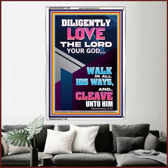 DILIGENTLY LOVE THE LORD OUR GOD  Children Room  GWAMAZEMENT11897  