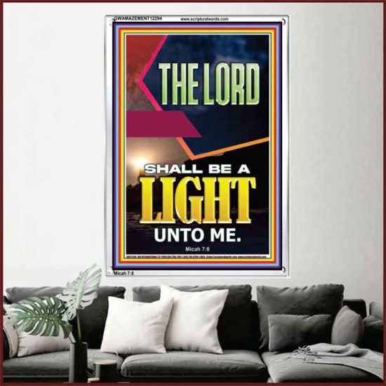 BE A LIGHT UNTO ME  Bible Verse Portrait  GWAMAZEMENT12294  