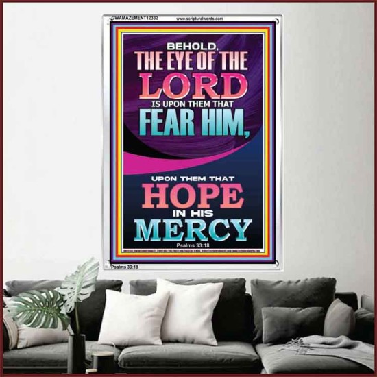 THEY THAT HOPE IN HIS MERCY  Unique Scriptural ArtWork  GWAMAZEMENT12332  