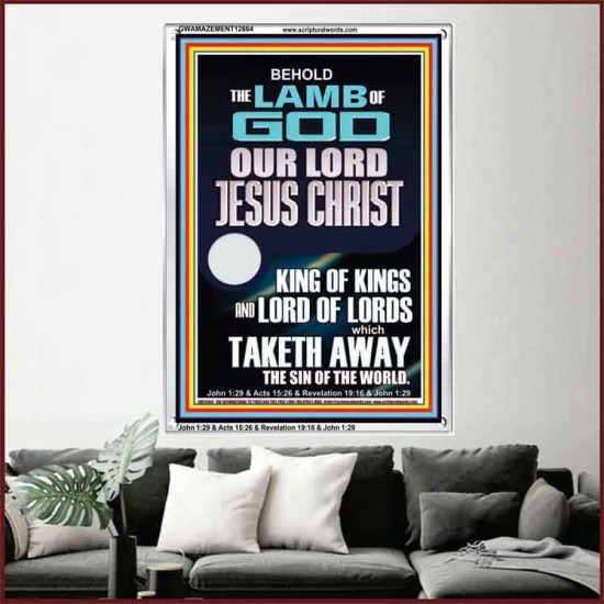 THE LAMB OF GOD OUR LORD JESUS CHRIST WHICH TAKETH AWAY THE SIN OF THE WORLD  Ultimate Power Portrait  GWAMAZEMENT12664  