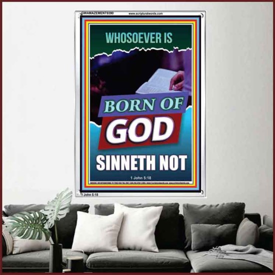 GOD'S CHILDREN DO NOT CONTINUE TO SIN  Righteous Living Christian Portrait  GWAMAZEMENT9390  
