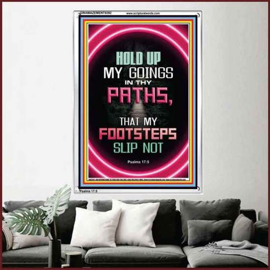 UPHOLD MY STEPS IN YOUR PATHS  Church Portrait  GWAMAZEMENT9392  