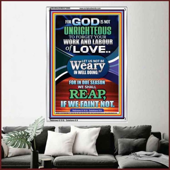 DO NOT BE WEARY IN WELL DOING  Children Room Portrait  GWAMAZEMENT9988  