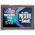 THY SOUL IS PRESERVED FROM ALL EVIL  Wall Décor  GWAMBASSADOR10087  "48x32"