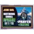 WITH GOD NOTHING SHALL BE IMPOSSIBLE  Modern Wall Art  GWAMBASSADOR10111  "48x32"